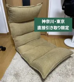 【直接引取限定】座椅子 タンスのゲン 座椅子 14段階リクライニング 美品