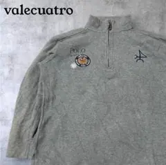 インポート古着　valecuatro 刺繍ジップアップスウェット　Ｍ～Ｌ相当