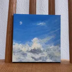 空のうつろひ　アクリル画　原画　一点物　空