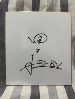 田口壮　直筆サイン色紙　オリックスバファローズ