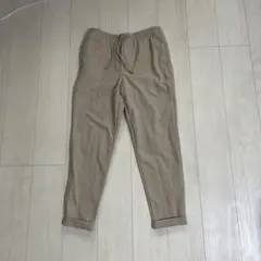 ZARA ベージュ ジョガーパンツ ゴムウエスト