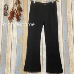 【美品】Rocky Monroe ブーツカット　スラックス　パンツ 美シルエットのサムネイル