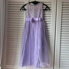 ラベンダー レースドレス 120