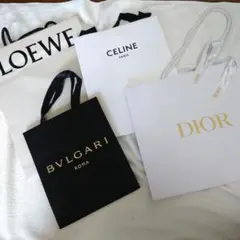 GUCCI CELINE DIOR ショップ袋 4枚セット - メルカリ