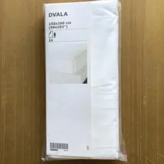 IKEA フラットシーツシングル用　ホワイト 新品未使用未開封　綿100%