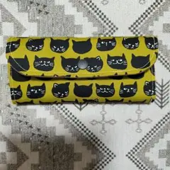 ハンドメイド　猫柄 長財布