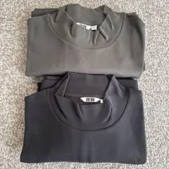 UNIQLO U モックネックプルオーバー 2枚セット