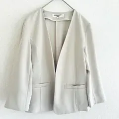 hrさん✨【ナチュラルビューティーベーシック】美品✨ノーカラージャケット