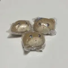 mikko characters Latte フェイスマスコット 3個