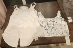 新品未使用　ラバ☆LSizeボタニカルシャーリングブラトップとカバータンクセット