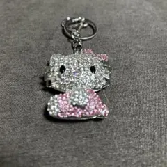 ハローキティ キーホルダー クリスタル装飾