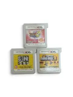 ニンテンドー3DS ソフト 3本セット マリオ 漢検 ドラゴンボール