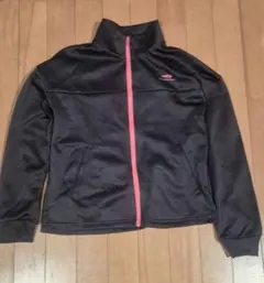 TIGORA キッズ　ジャージ上　 黒/ピンク150cm