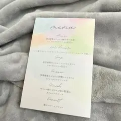 結婚式　メニュー表　ドリンクメニュー　披露宴　ウェディング　オーダー　おしゃれ