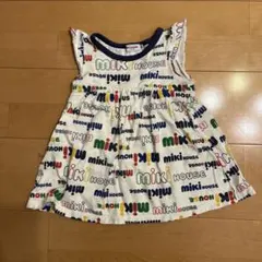 MIKI HOUSE 総柄ワンピース