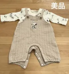スヌーピー PEANUTS ロンパース カバーオール ベビー服