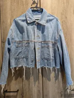 ZARA クロップドデニムジャケット