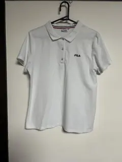 FILA ホワイトポロシャツ LL