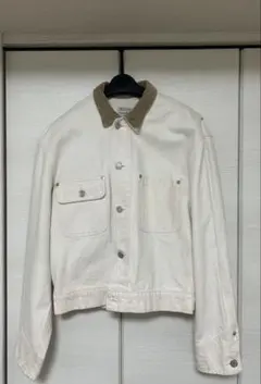 古着Ralph Lauren ポロ　ホワイトデニムジャケット M