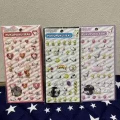 スヌーピーぷくぷくシール３点セット