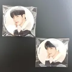 スビン　カフェ　缶バッジ　2個セット