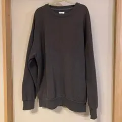 coen 裏起毛 トレーナー スウェット XL チャコール