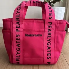 定2.4万 新品 パーリーゲイツ パイル トートバッグ ロゴ刺繍 カート
