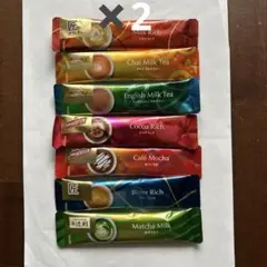 スティックコーヒー　スティックティー　7種類