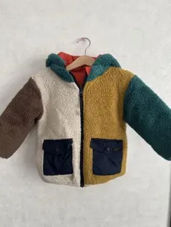 ブリーズ　アウター　ジャンバー　上着　フリース　リバーシブル　100サイズ