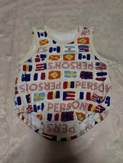 PERSON'S 国旗柄　ロンパース　80cmのサムネイル