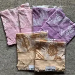 XLサイズショーツ　6枚セット ベージュ・ピンク・ライトパープル