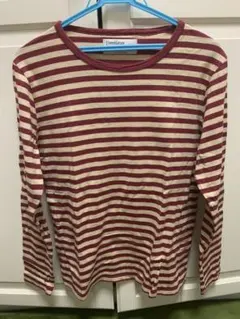 ボーダー 長袖カットソー