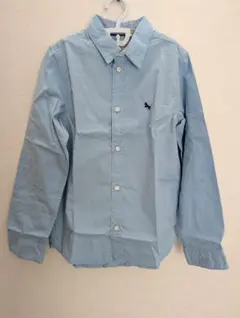キッズ 長袖シャツ ライトブルー