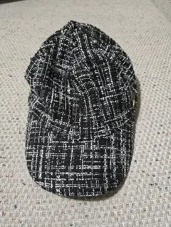 ツイードキャップ