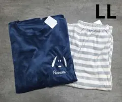 新品　PEANUTS　スヌーピー　フリース　パジャマ　ルームウェア　LLサイズ