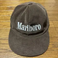 Marlboro コーデュロイキャップ ブラウン