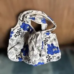 ぴよちゃん♡様専用】水筒トートバッグ マーガレット刺繍ヌビキルト