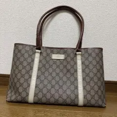 Gucci トートバッグ ブラウン ベージュ
