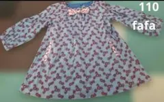 fafa　花柄　刺繍　ワンピース