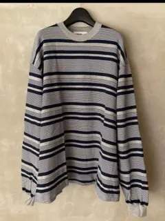 everyone border long sleeve tee shirt