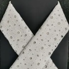 半襟 渦巻き繋ぎ 刺繍半襟 レース半襟 ホワイト 白 TSUBAKIAN 半衿のサムネイル
