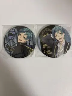 ツイステ フロイド 式典服 ナムコと一番くじ缶バッジ2点セット - メルカリ