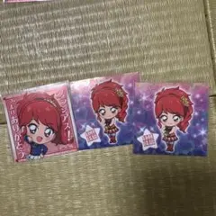 アイカツ！シールウエハース1＆2 紅林珠璃 3枚セット！