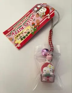 キティ　栃木限定　いちご狩りバージョン　根付け　ストラップ　2006 5 キティ 栃木限定 いちご狩りバージョン 根付け ストラップ 2006 5