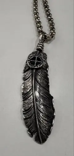 SAAD（サード） フェザーペンダント ネックレス シルバーアクセ