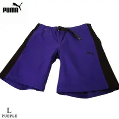 PUMA プーマ トレーニングショートパンツ L パープル