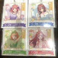 DMMくじ　映画 五等分の花嫁　二乃　三玖　四葉　五月　アクリルキーホルダー