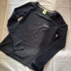 adidas アディダス　レディース　長袖Tシャツ ブラック M