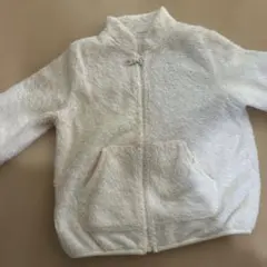 ホワイトフリースジャケット