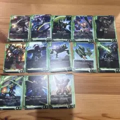 ガンダムカードゲーム　 ユニット　 緑C U まとめ売り　72枚